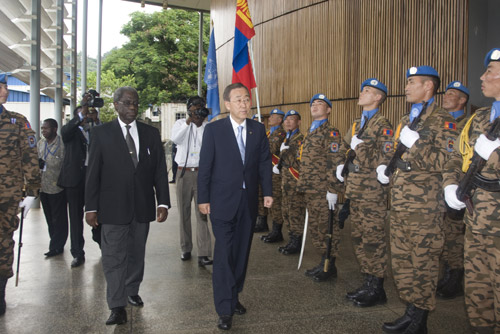 Wizyta Sekretarza Generalnego ONZ w Sądzie Specjalnym dla Sierra Leone